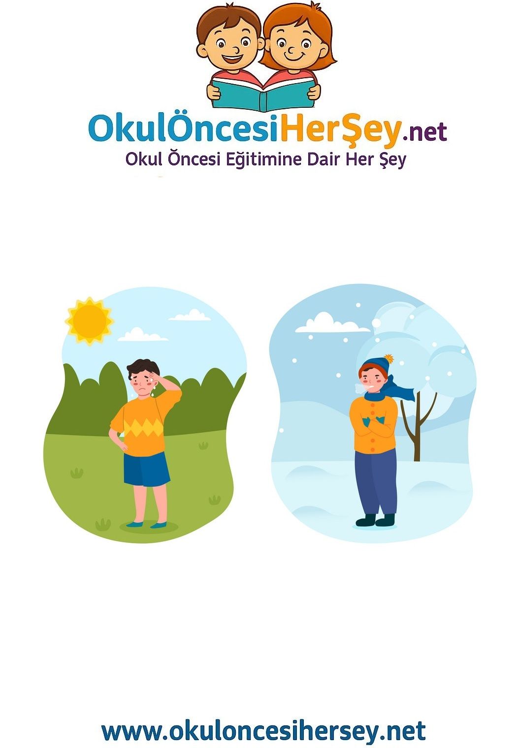 Çocuklar İçin   Zıt Kavramlar  