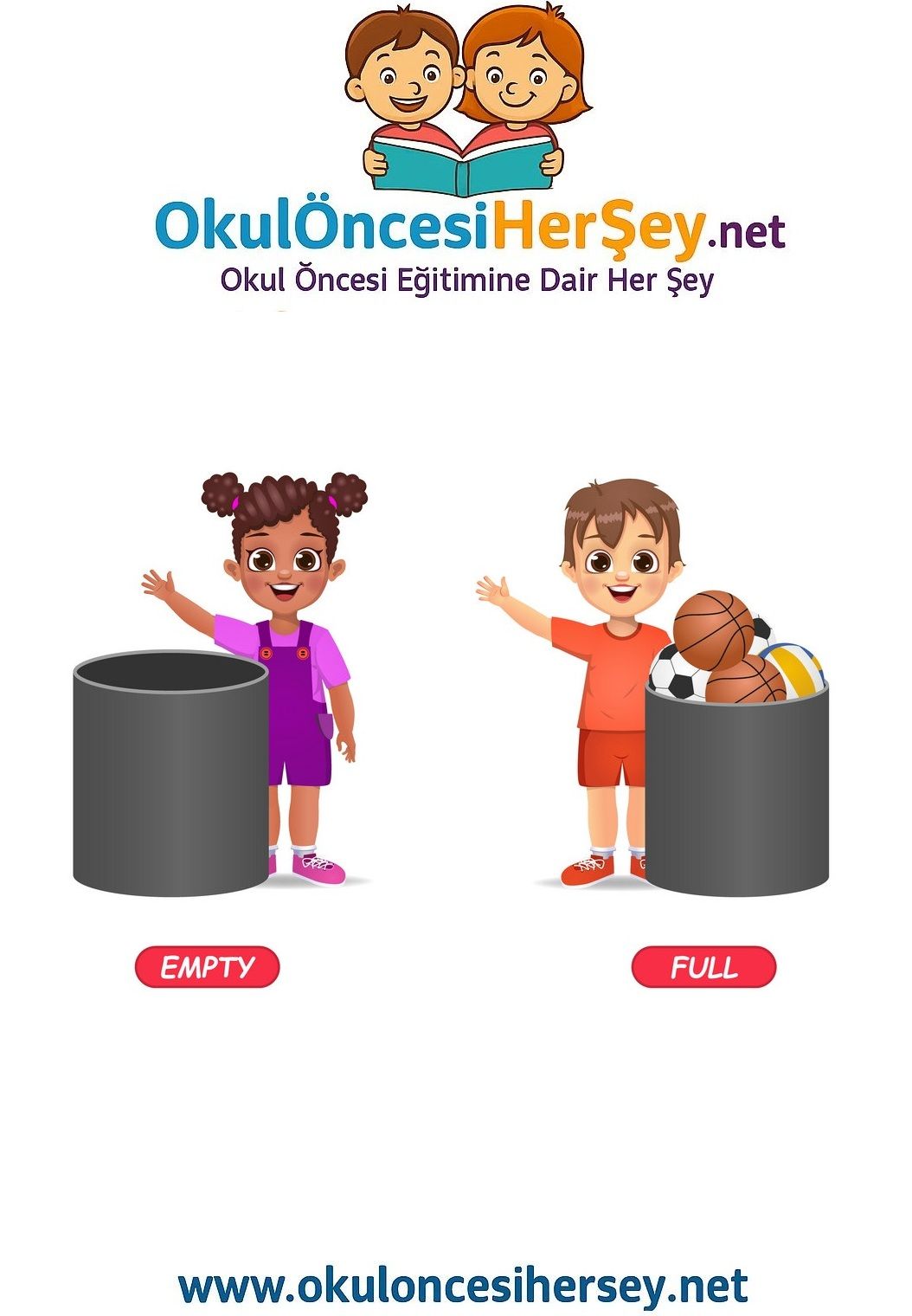 Çocuklar İçin   Zıt Kavramlar  