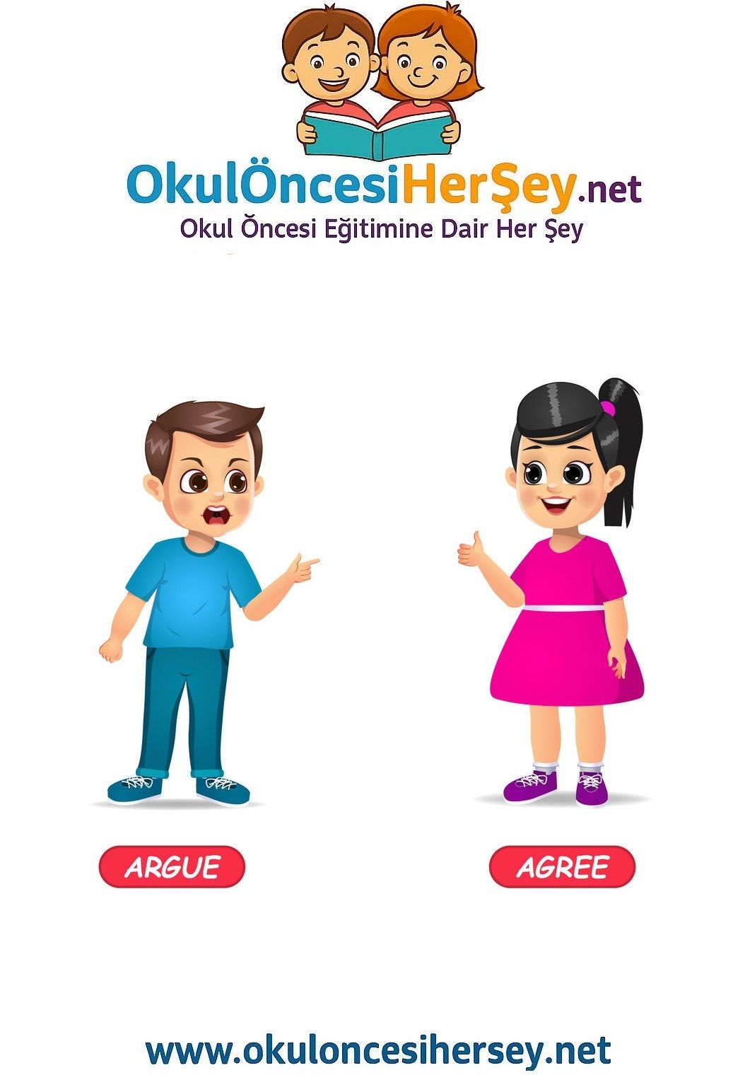 Çocuklar İçin   Zıt Kavramlar  