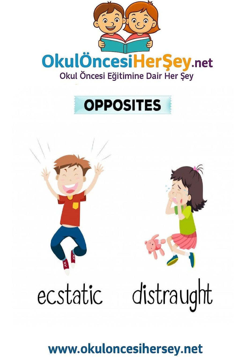 Çocuklar İçin   Zıt Kavramlar  