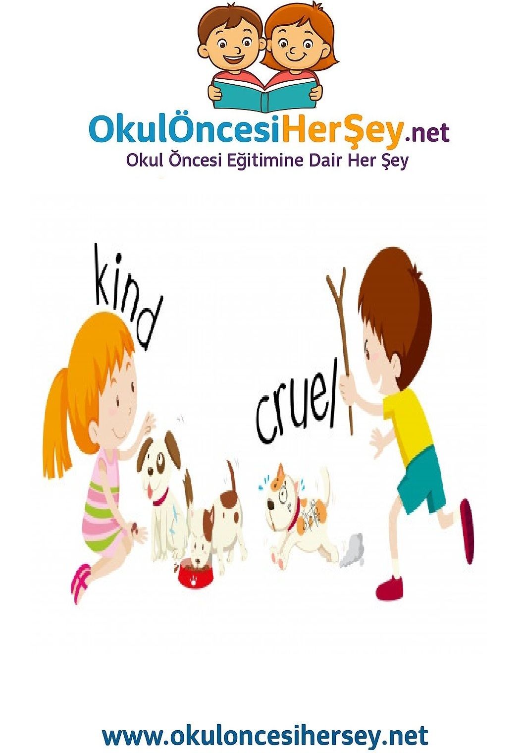 Çocuklar İçin   Zıt Kavramlar  