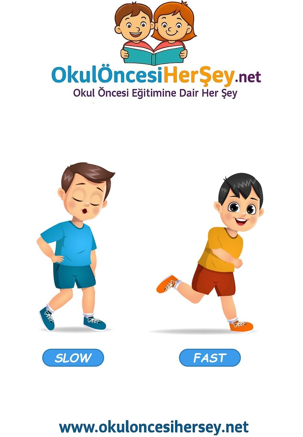 Çocuklar İçin   Zıt Kavramlar  