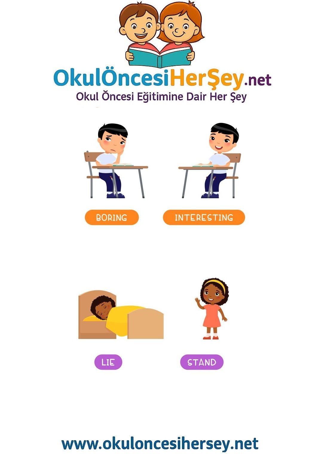 Çocuklar İçin   Zıt Kavramlar  