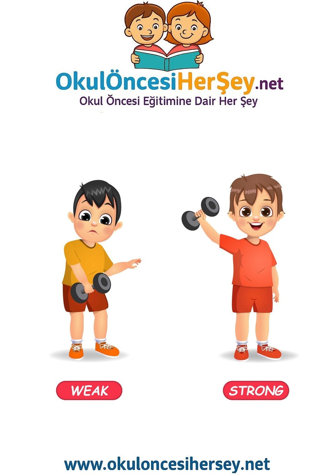 Çocuklar İçin   Zıt Kavramlar  