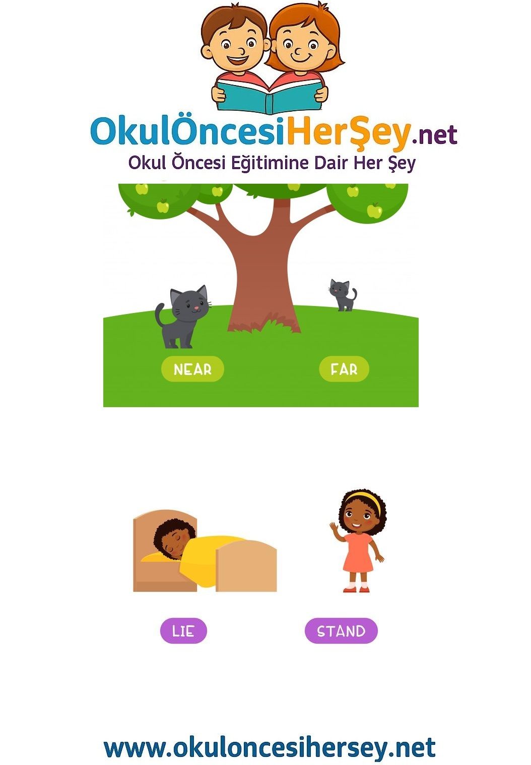 Çocuklar İçin   Zıt Kavramlar  