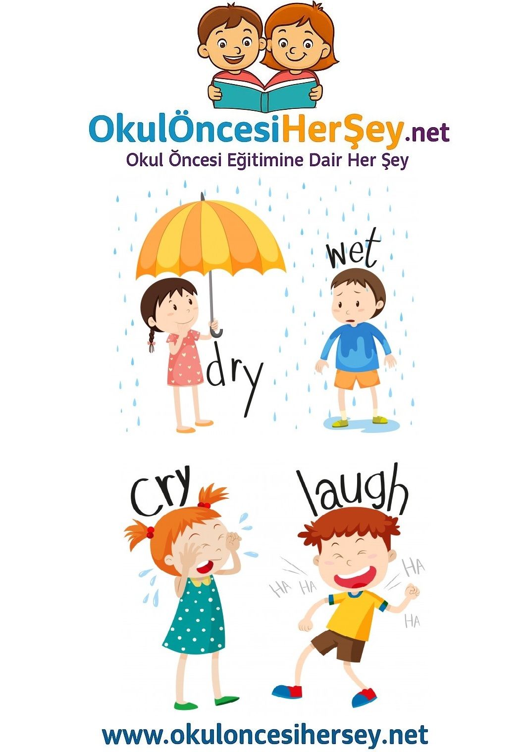 Çocuklar İçin   Zıt Kavramlar  