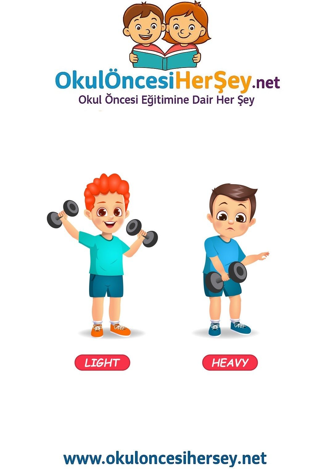 Çocuklar İçin   Zıt Kavramlar  