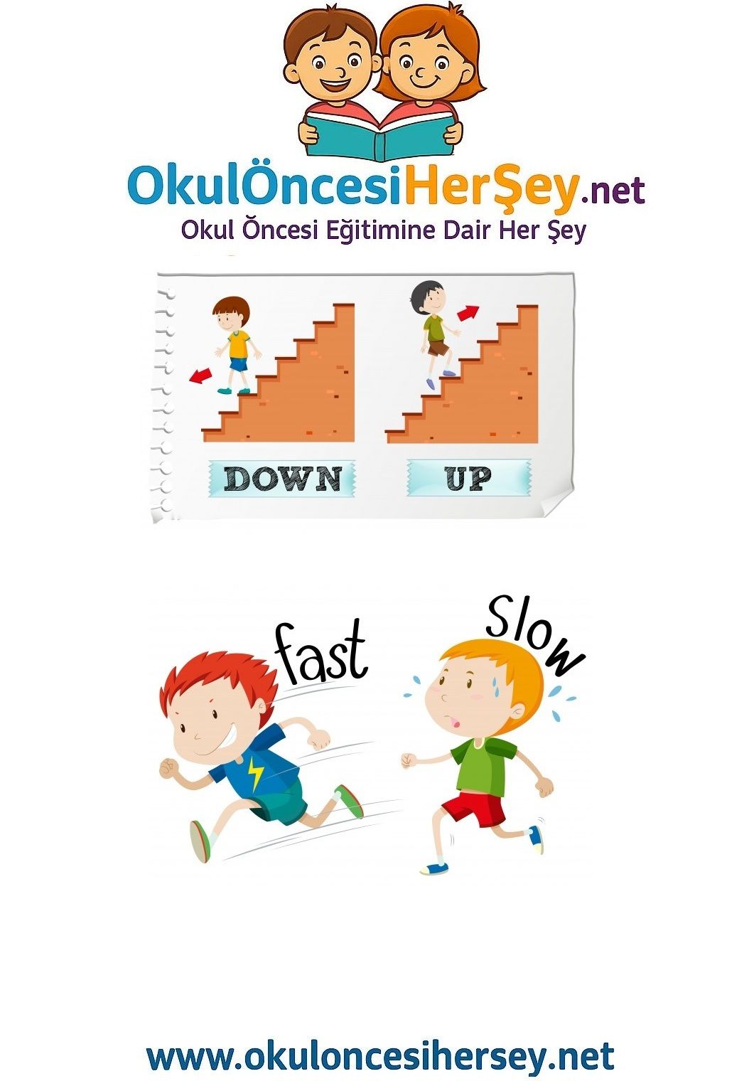 Çocuklar İçin   Zıt Kavramlar  