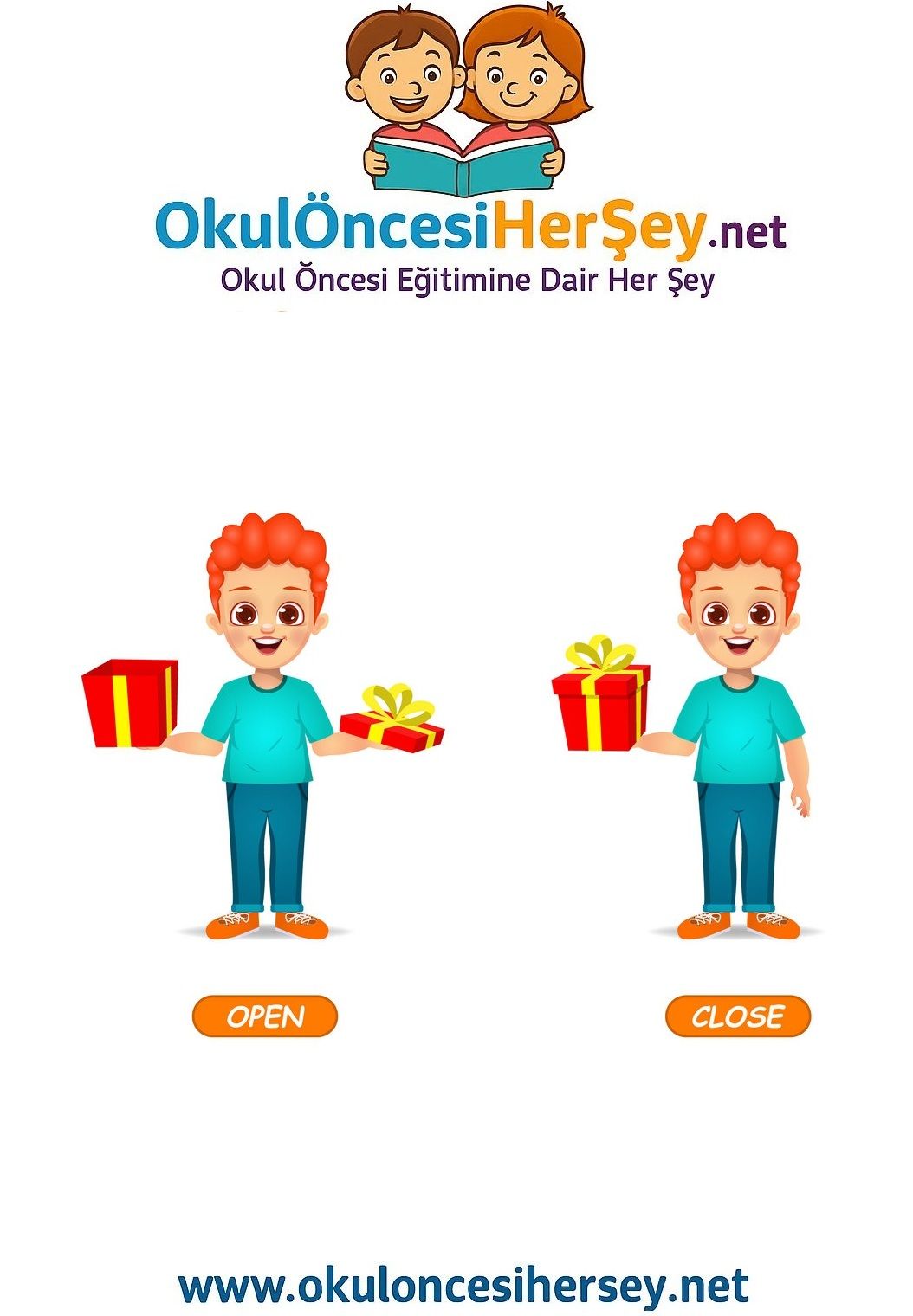 Çocuklar İçin   Zıt Kavramlar  