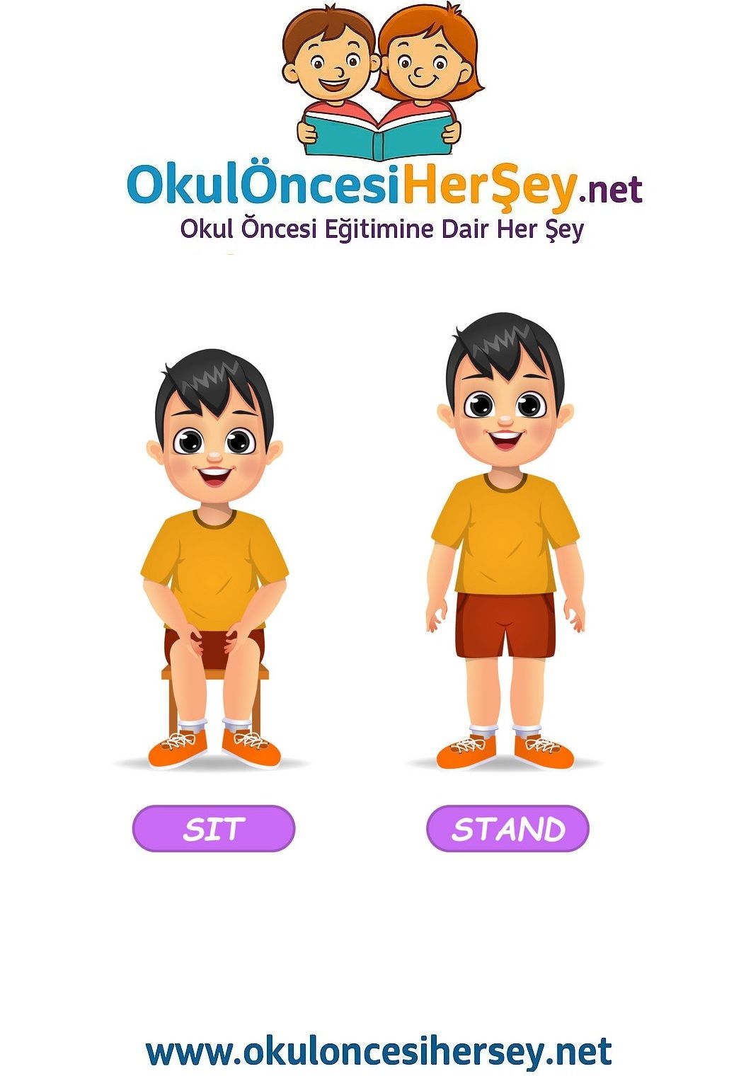 Çocuklar İçin   Zıt Kavramlar  