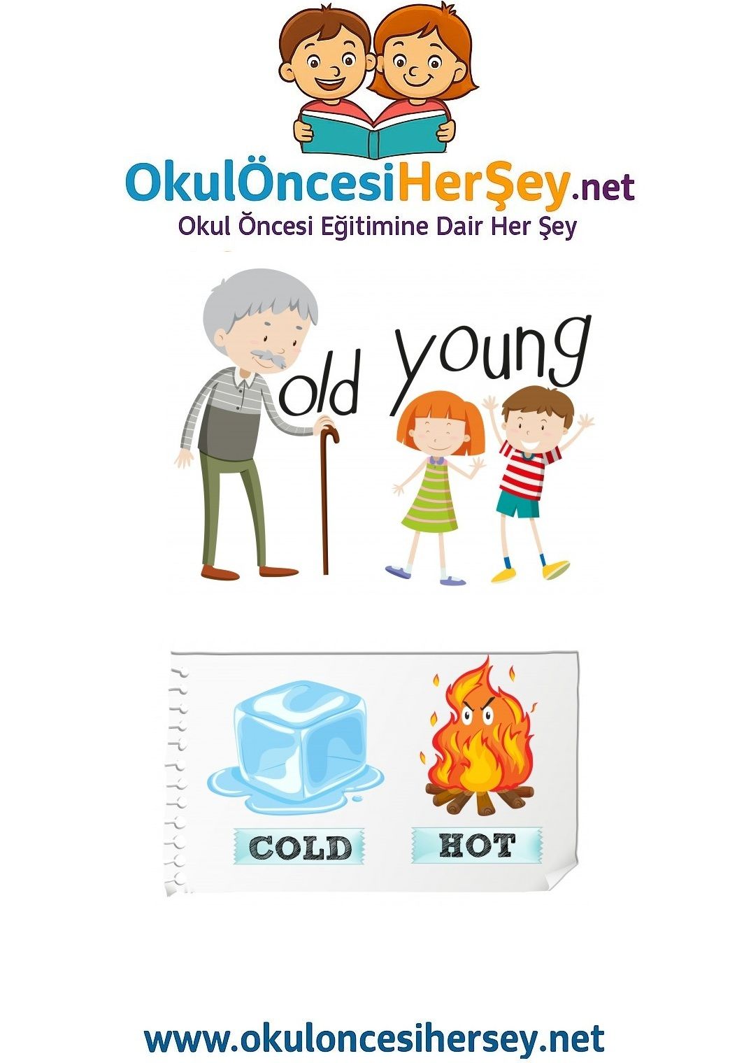 Çocuklar İçin   Zıt Kavramlar  