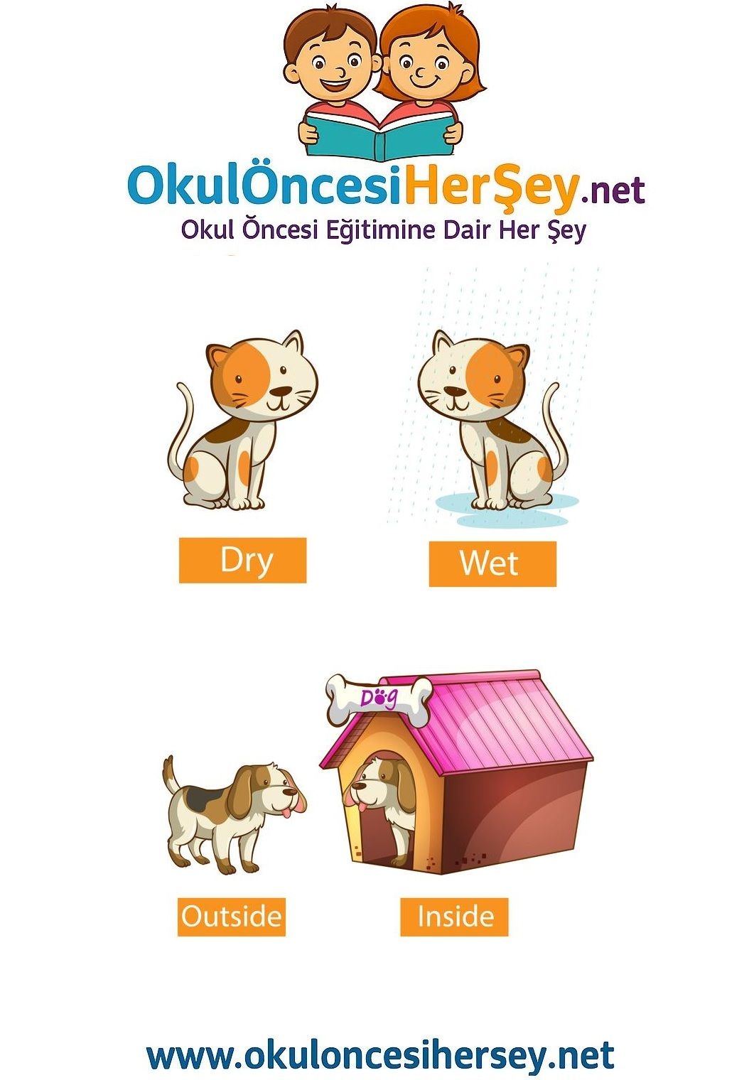 Çocuklar İçin   Zıt Kavramlar  