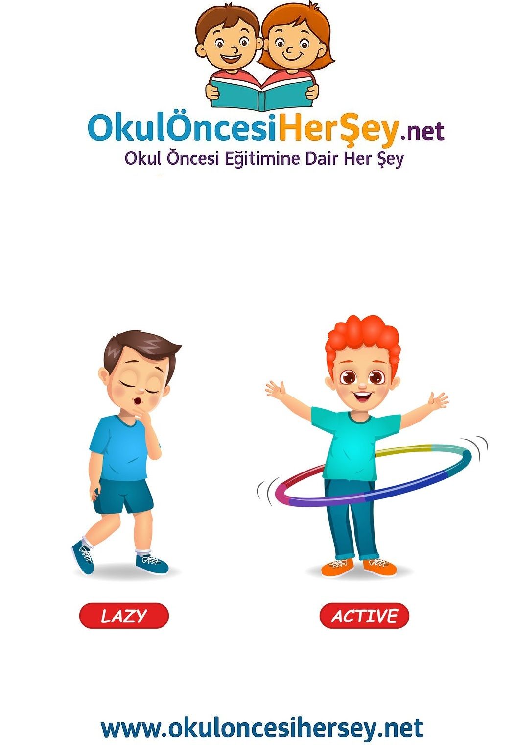 Çocuklar İçin   Zıt Kavramlar  