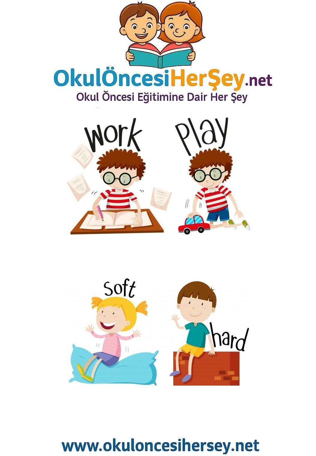 Çocuklar İçin   Zıt Kavramlar  