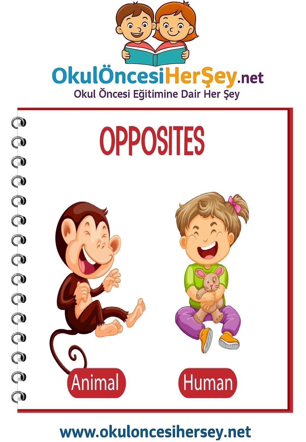 Çocuklar İçin   Zıt Kavramlar  