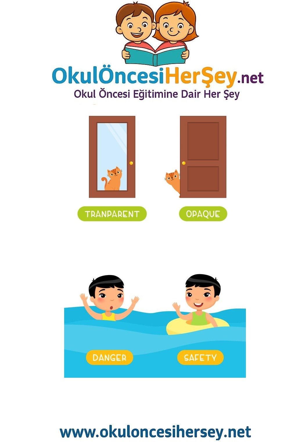 Çocuklar İçin   Zıt Kavramlar  