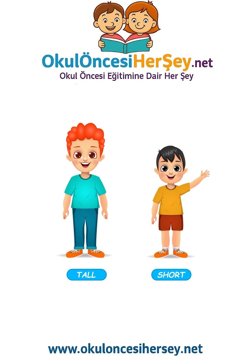 Çocuklar İçin   Zıt Kavramlar  