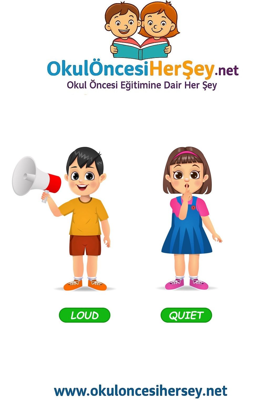 Çocuklar İçin   Zıt Kavramlar  