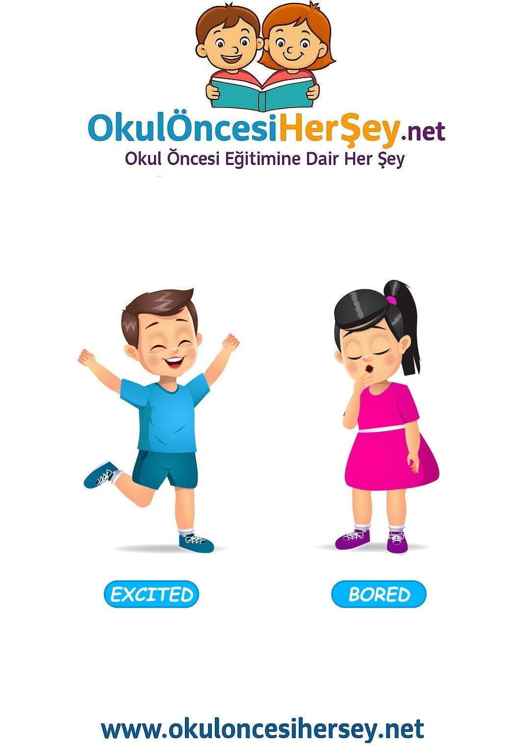 Çocuklar İçin   Zıt Kavramlar  