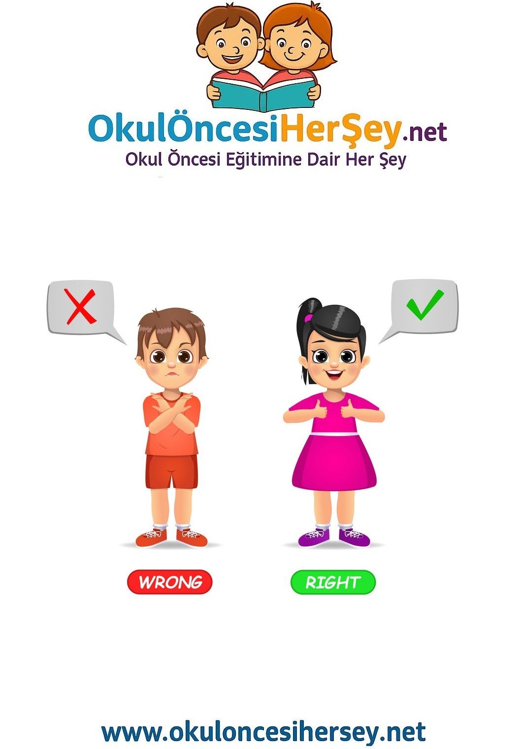 Çocuklar İçin   Zıt Kavramlar  