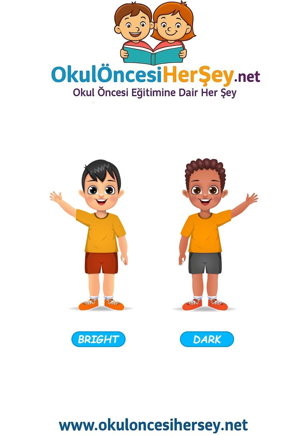 Çocuklar İçin   Zıt Kavramlar  