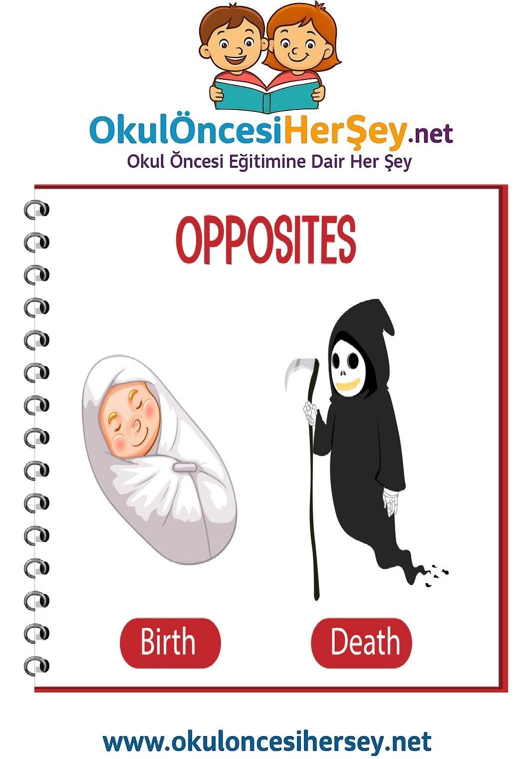 Çocuklar İçin   Zıt Kavramlar  