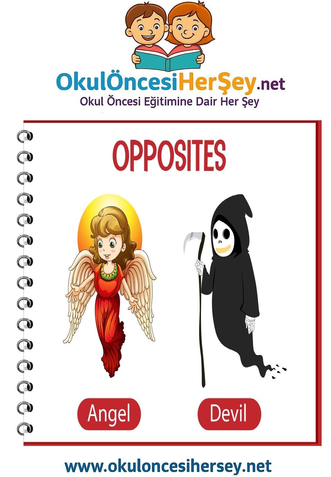 Çocuklar İçin   Zıt Kavramlar  