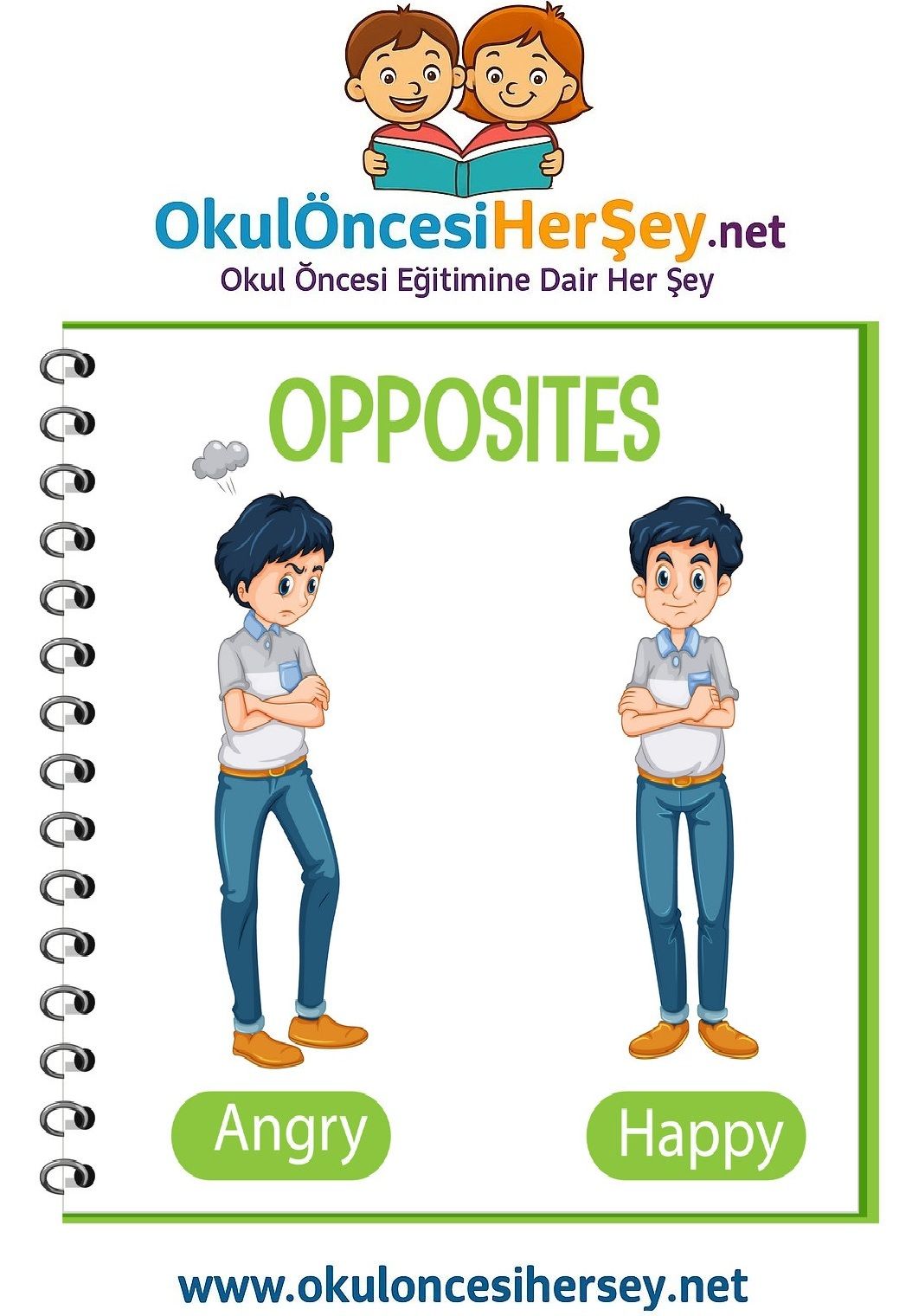 Çocuklar İçin   Zıt Kavramlar  