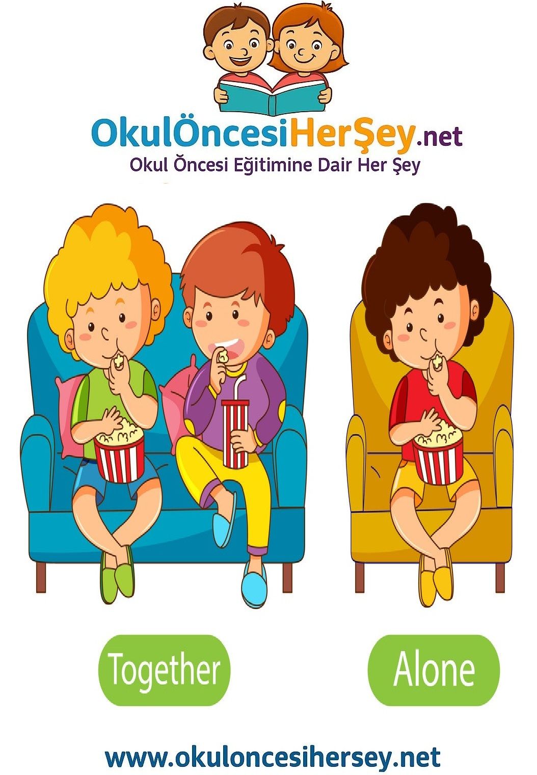 Çocuklar İçin   Zıt Kavramlar  