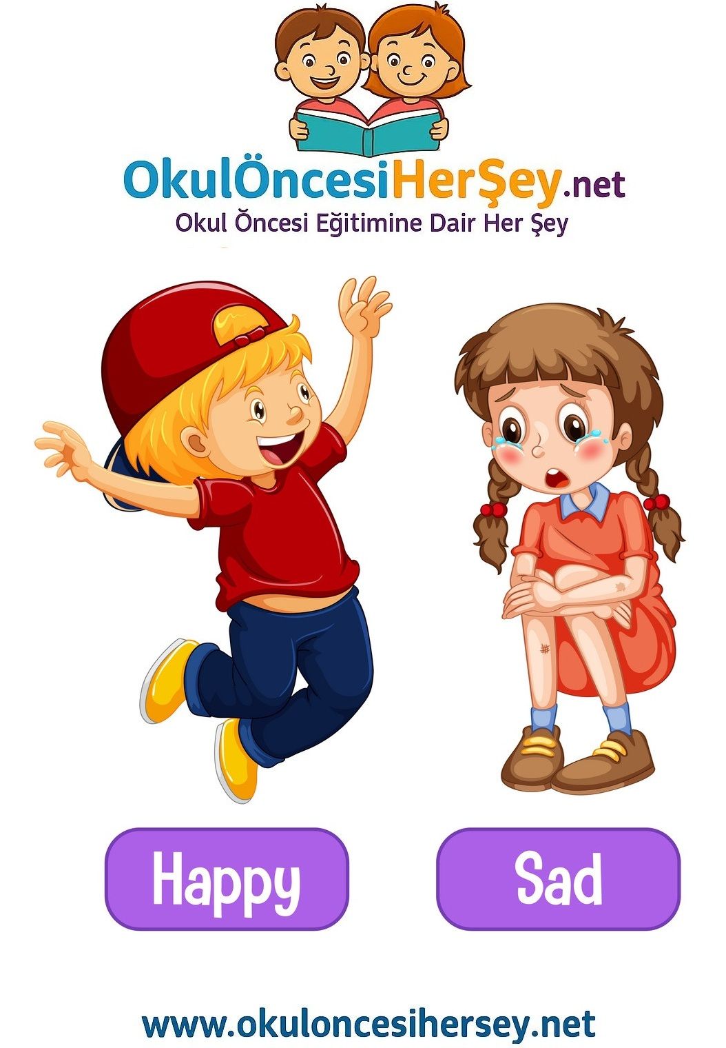 Çocuklar İçin   Zıt Kavramlar  