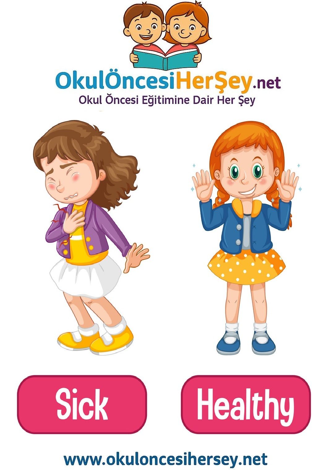 Çocuklar İçin   Zıt Kavramlar  