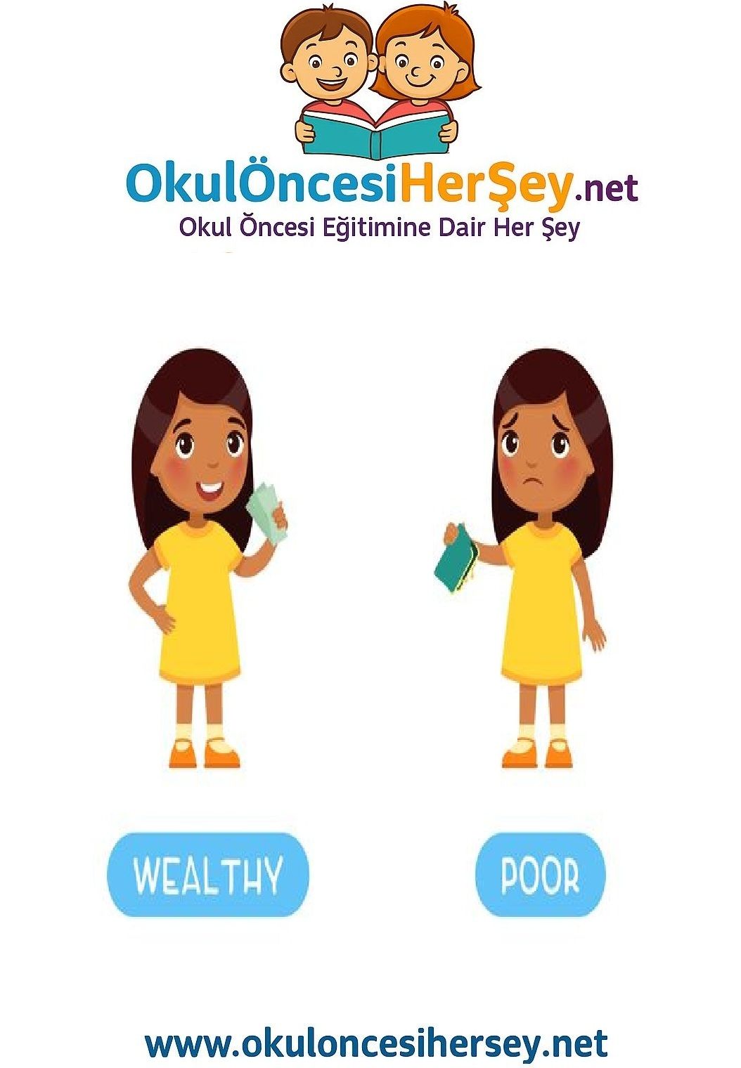 Çocuklar İçin   Zıt Kavramlar  