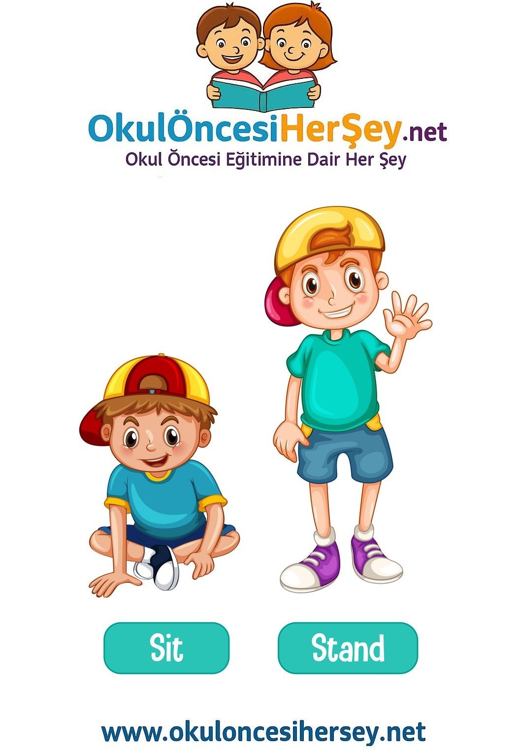 Çocuklar İçin   Zıt Kavramlar  