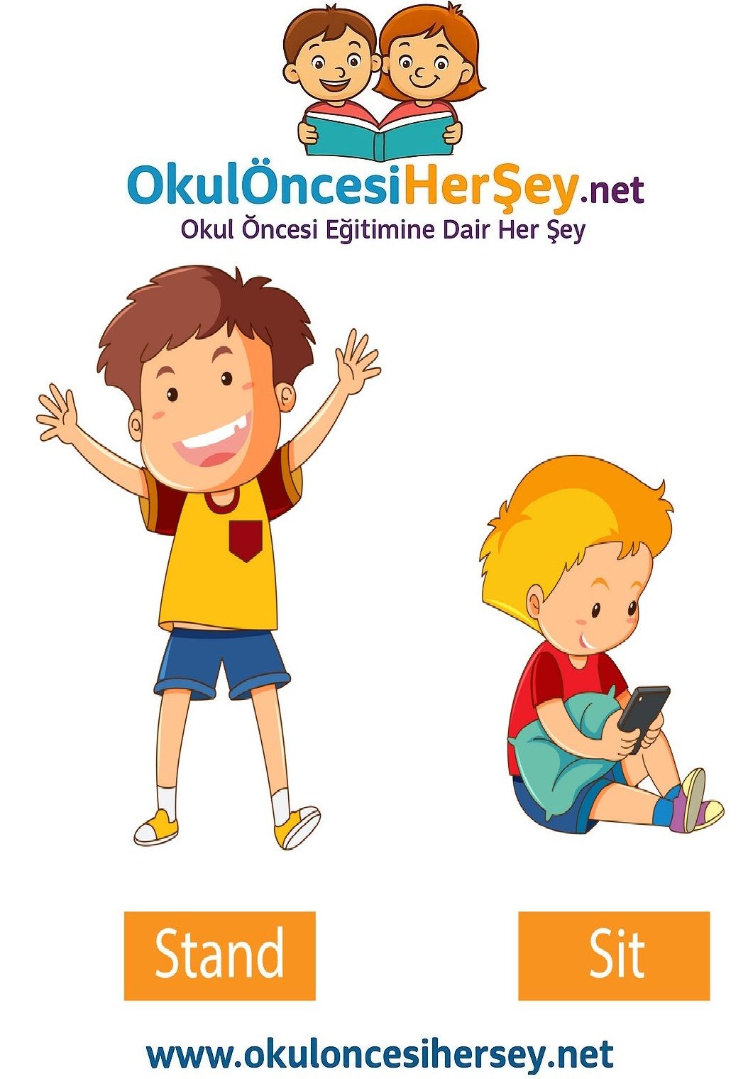 Çocuklar İçin   Zıt Kavramlar  