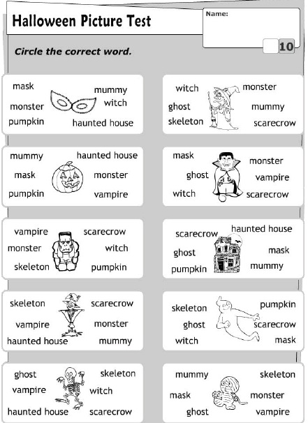 Çocuklar İçin   Doğru Kelimeyi Bul Çalışmaları  