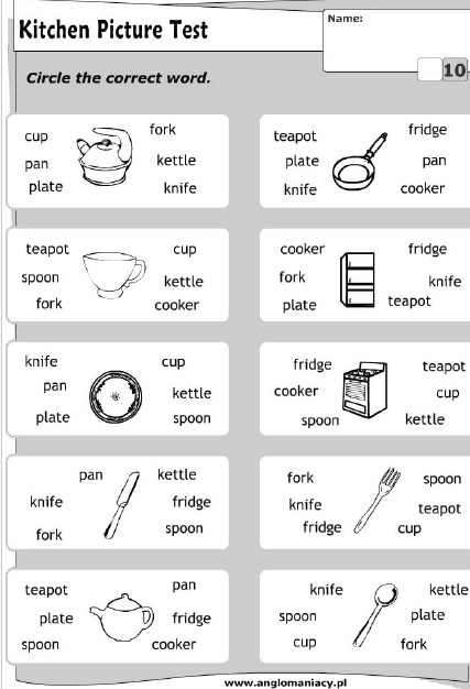 Çocuklar İçin   Doğru Kelimeyi Bul Çalışmaları  