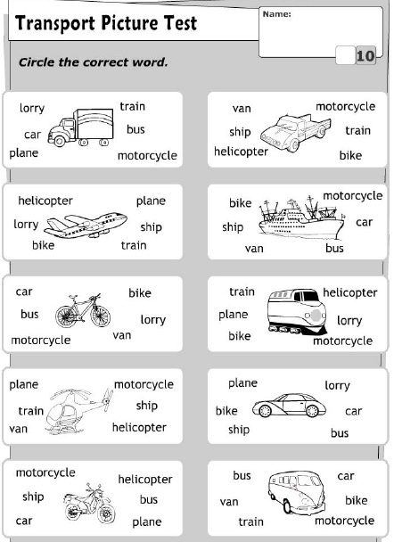 Çocuklar İçin   Doğru Kelimeyi Bul Çalışmaları  