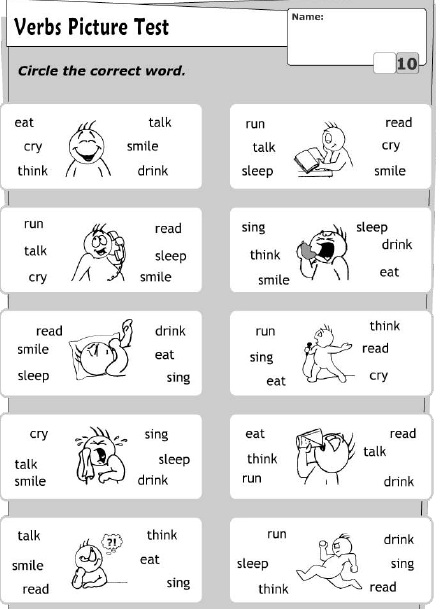 Çocuklar İçin   Doğru Kelimeyi Bul Çalışmaları  
