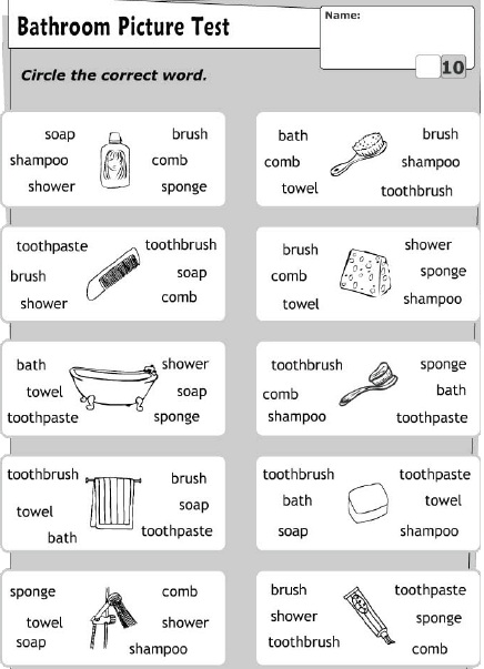 Çocuklar İçin   Doğru Kelimeyi Bul Çalışmaları  