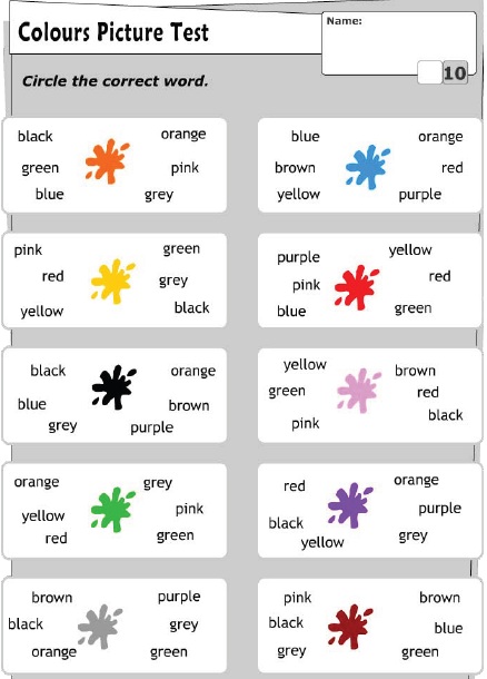 Çocuklar İçin   Doğru Kelimeyi Bul Çalışmaları  