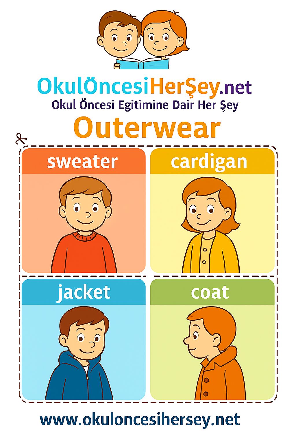 İngilizce Giyim-Aksesuar Flashkart