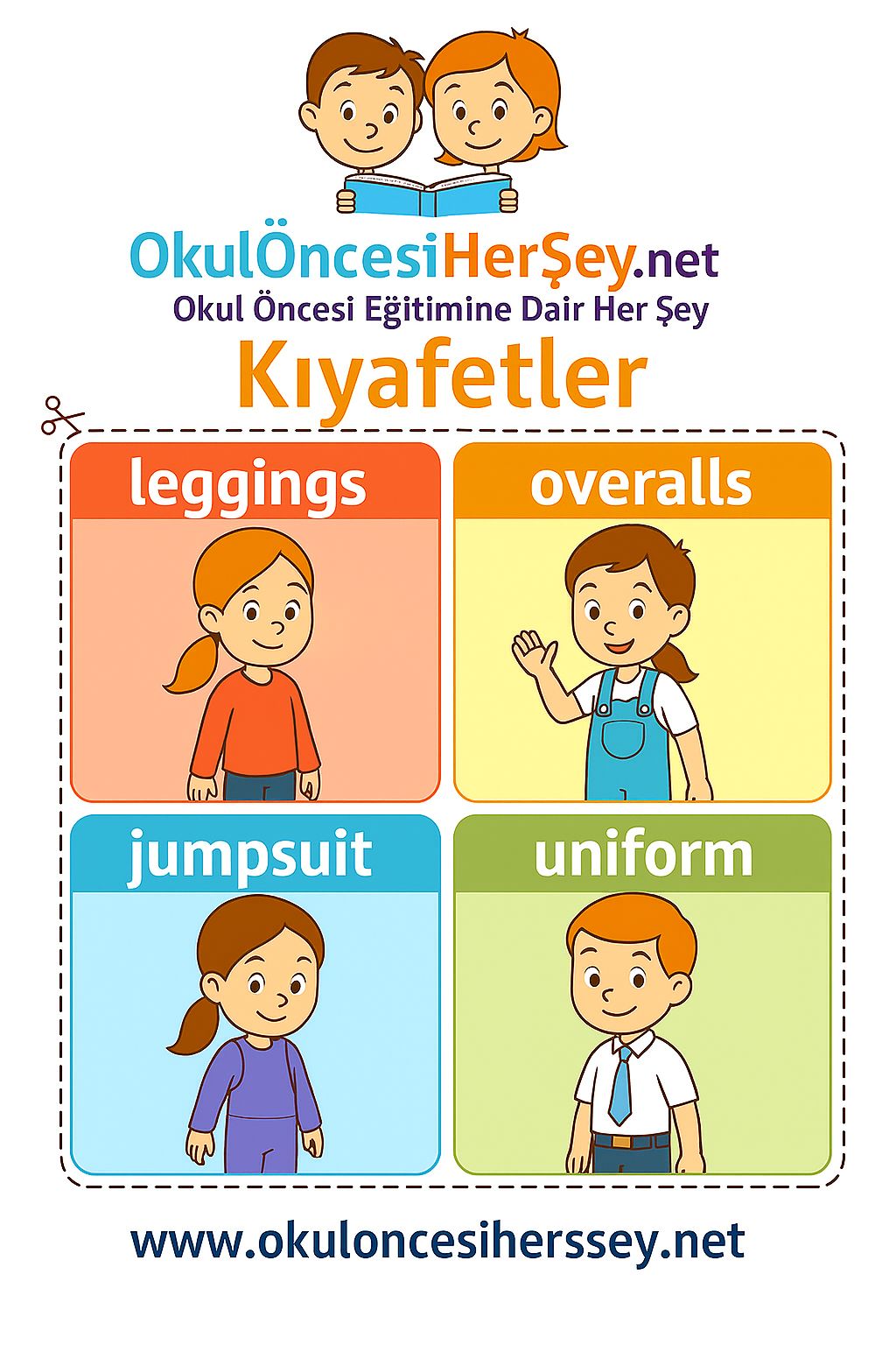 İngilizce Giyim-Aksesuar Flashkart