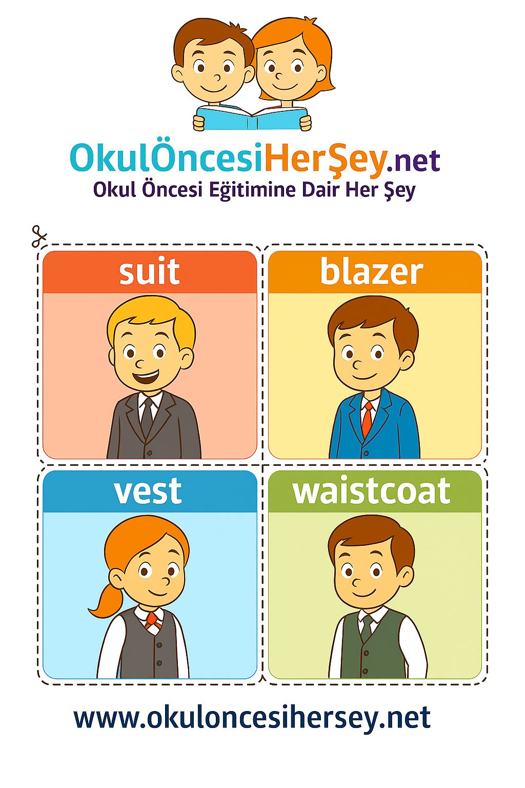 İngilizce Giyim-Aksesuar Flashkart