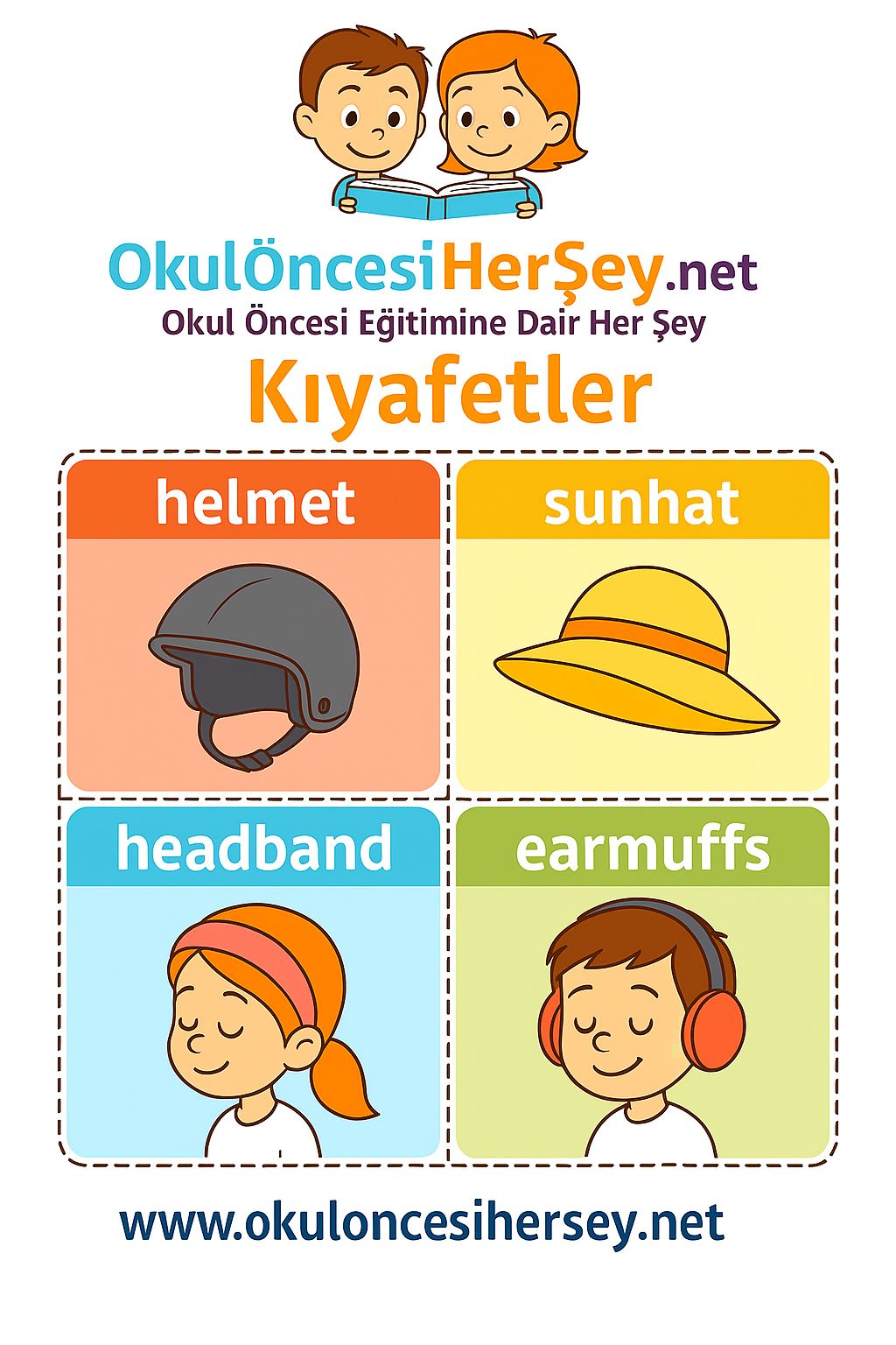 İngilizce Giyim-Aksesuar Flashkart