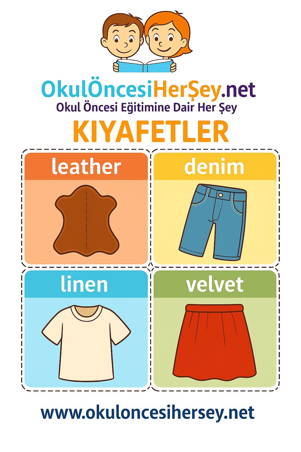 İngilizce Giyim-Aksesuar Flashkart