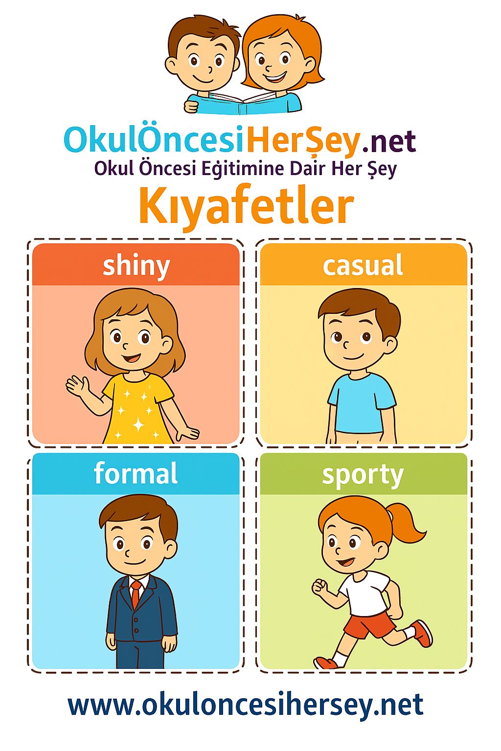 İngilizce Giyim-Aksesuar Flashkart