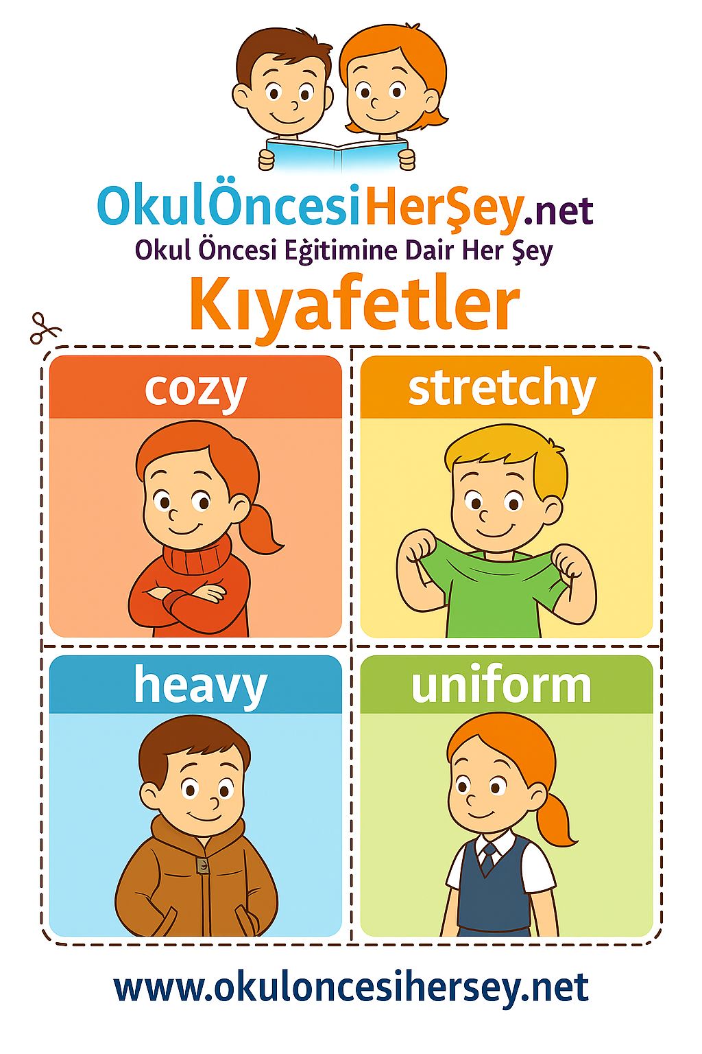 İngilizce Giyim-Aksesuar Flashkart