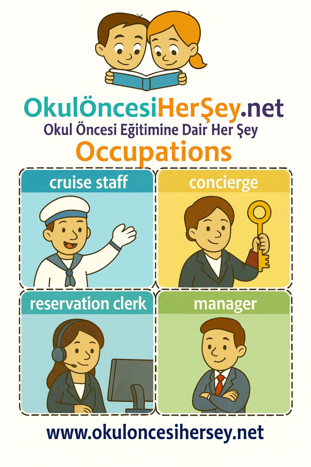 İngilizce Meslekler Flashkart