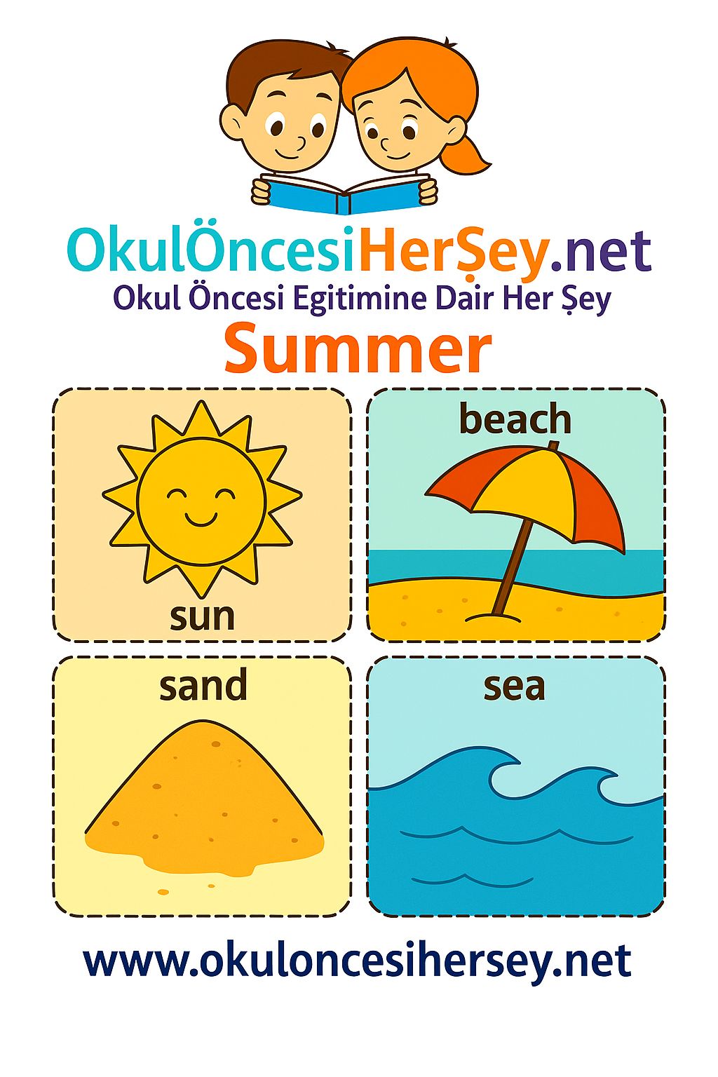 İngilizce Mevsimler Flashkart