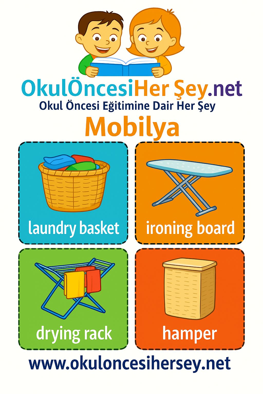 İngilizce Mobilya Flashkart